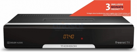 THOMSON THT740 DVB-T2 Receiver für digitales Antennenfernsehen mit freenet TV