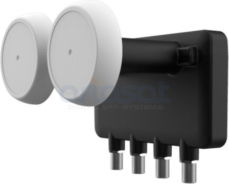 Monoblock QUAD LNB für 6° Inverto IDLM-QDM410-MNOO6-8PX