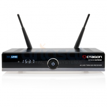 Octagon SF8008 Supreme 4K UHD E2 Linux Twin Sat-Receiver mit Dual Wifi