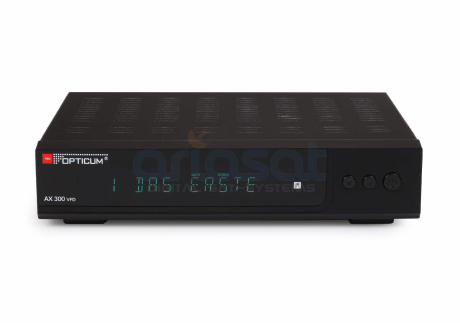 Opticum AX 300 VFD Türksat Edition – Full HD Sat-Receiver mit Sendernamenanzeige