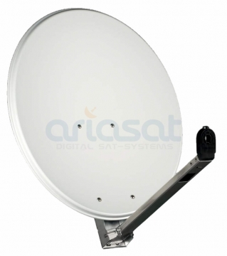 Gibertini 65cm Sat-Antenne Alu LN-Serie Lichtgrau