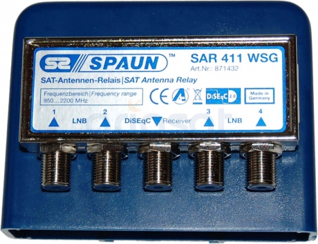 Spaun SAR 411 WSG DiseqC Switch