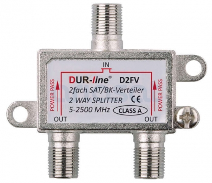 Sat-distributor 2 way