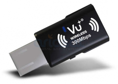 VU+® Wireless USB Adapter 300 Mbps incl. WPS Setup