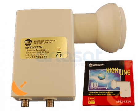 MTI Twin Super LNB High Gain Low Noise HDTV Ready Standard